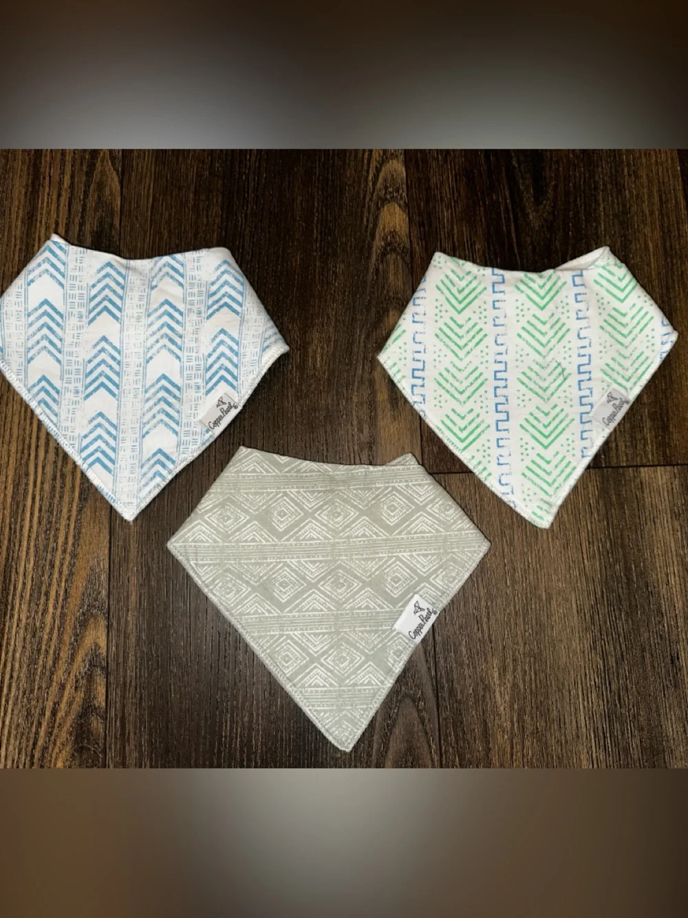 Copper Pearl Baby Bandana Bibs Set